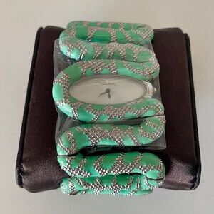 Roberto Cavalli Women’s Cleopatra Snake Bracelet Watch
